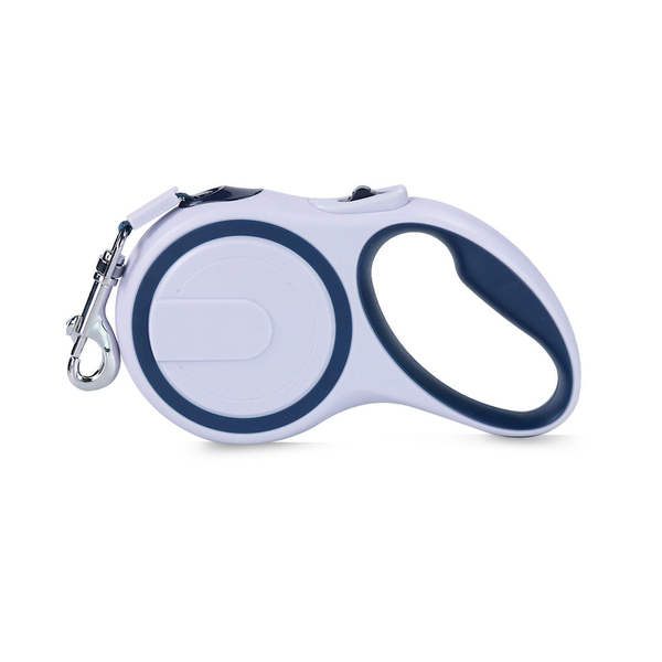 Retractable Dog Leash: Style A, sapphire blue