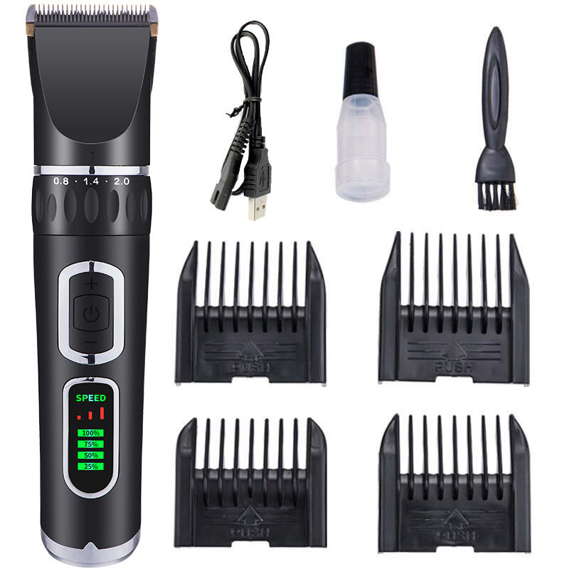 Cordless Dog Clipper with LCD Display