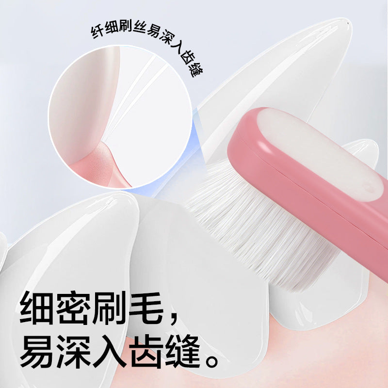 Pet Toothbrush with a Small Round Head and 9 mm Soft Filaments