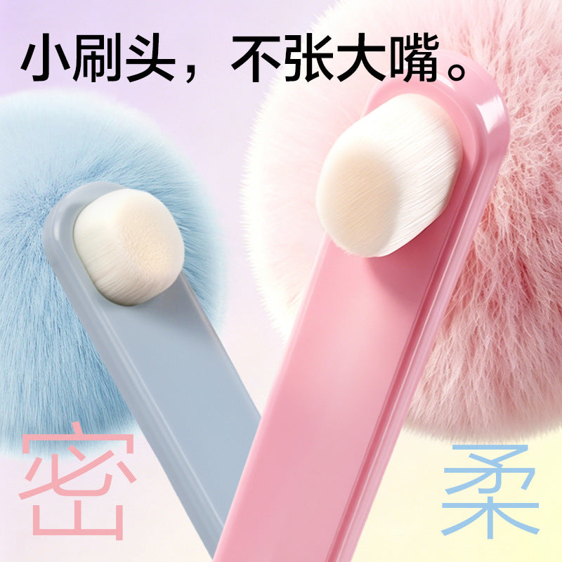 Pet Toothbrush with a Small Round Head and 9 mm Soft Filaments