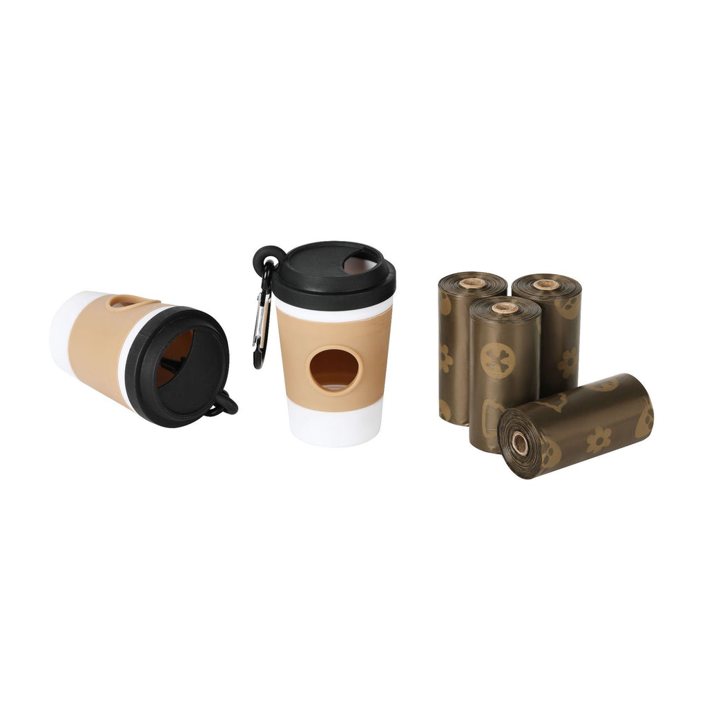 Dog Poop Bag Dispenser, Coffee Cup Shape
