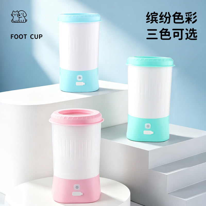 Electric Dog Paw Washer Cup, One Button