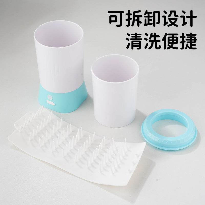Electric Dog Paw Washer Cup, One Button