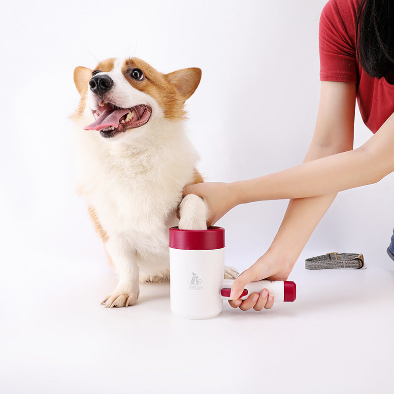 Dog Paw Washer Cup, Small Paws