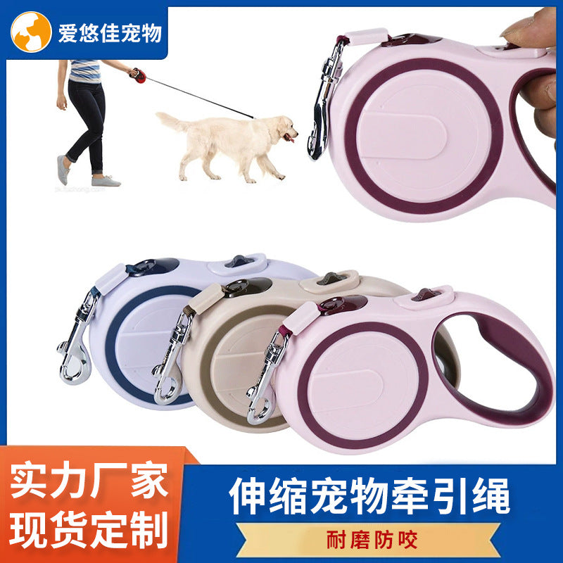 Retractable Dog Leash, Two-Tone, 10 or 16 ft