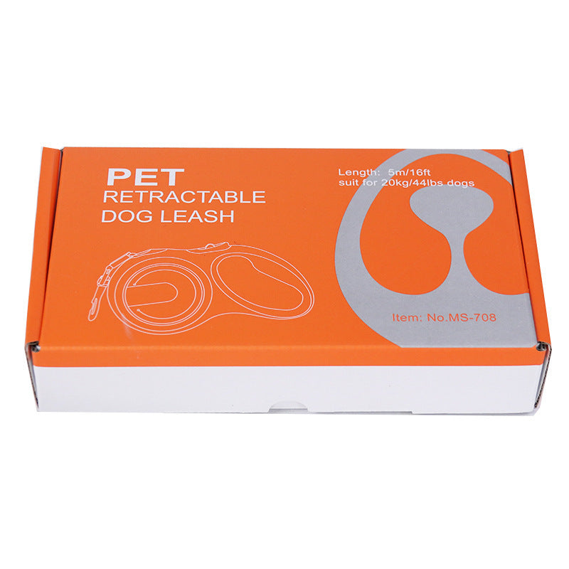 Retractable Dog Leash, Two-Tone, 10 or 16 ft