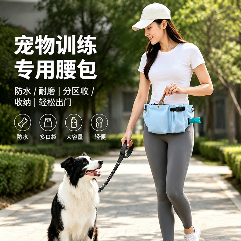 Dog Walking Waist Bag, Waterproof Oxford, Two Colours