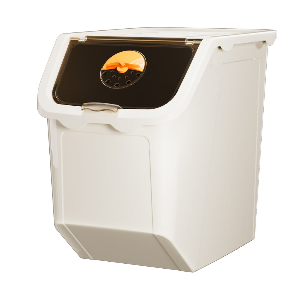 Airtight Dog Food Storage Bin with Flip Lid, 22 or 33 lb