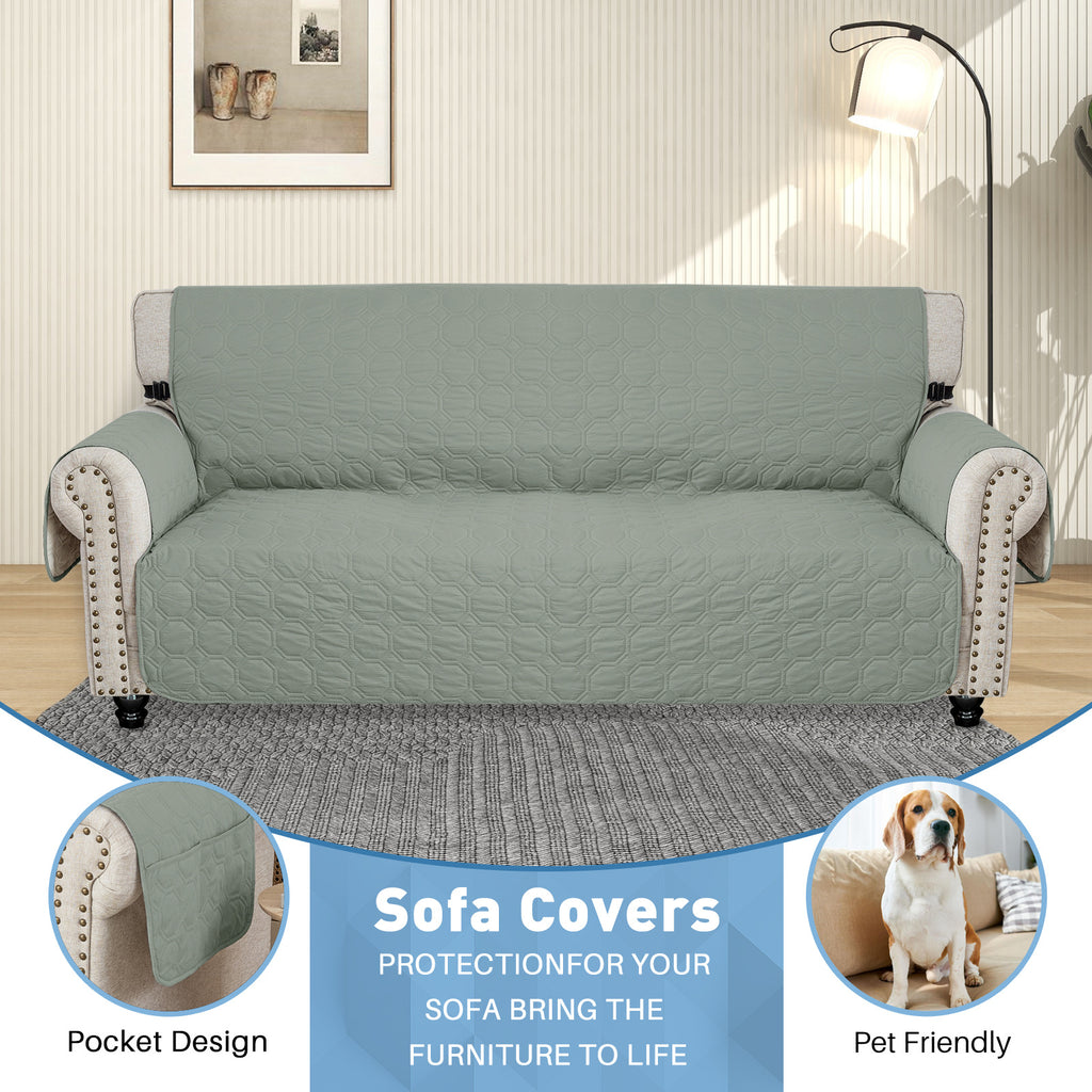 Waterproof Quilted Sofa Cover for Dogs, 1 to 4 Seats