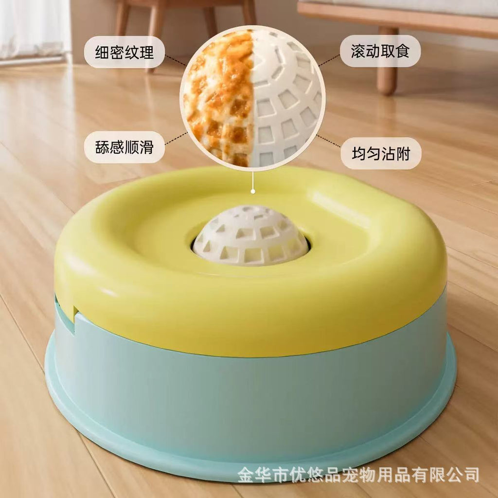 Rolling Ball Lick Bowl and 1 L Raised Bowl