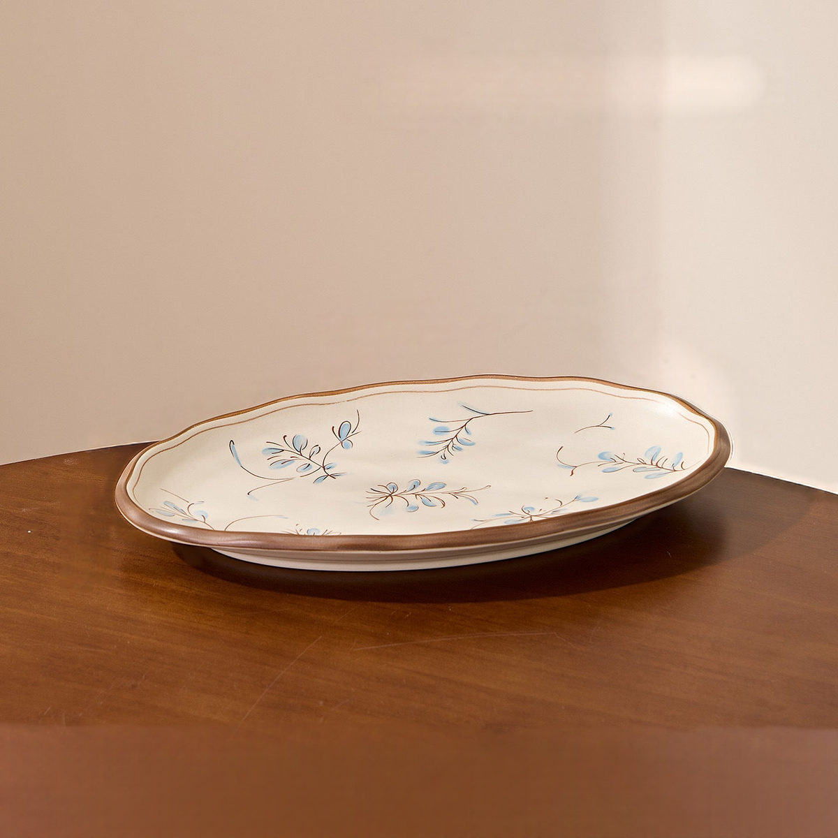 Simple Retro – 12 in Oval Platter · 1 piece.