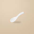 Blue Rhyme small spoon 2 pieces, on a warm beige background.