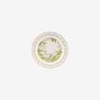 Milk white spring lingyu- shallow plate, shown on its own against a plain light background.