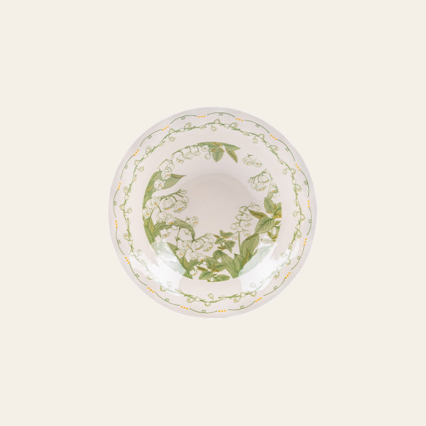 Lily of the Valley, 8 in Deep Plate, 1 piece