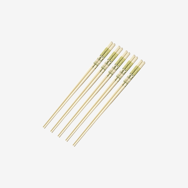 Lily of the valley ceramic chopsticks, shown on its own against a plain light background.