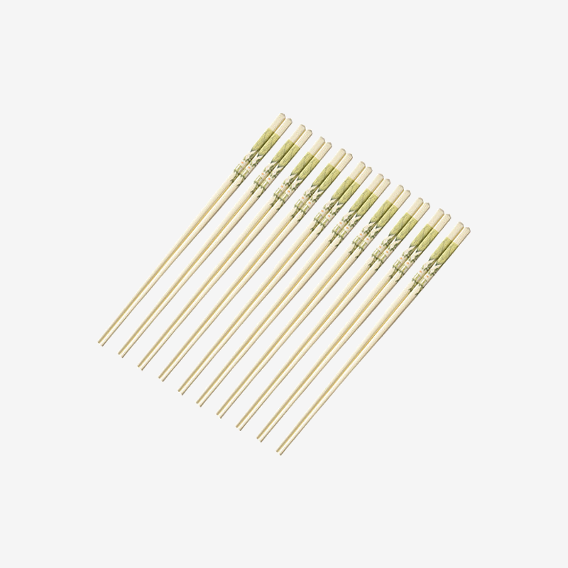 Lily of the valley ceramic chopsticks, shown on its own against a plain light background.