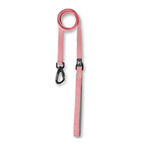 Lightweight Dog Harness with Front and Back Leash Rings: Flat leash, red