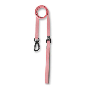 Lightweight Dog Harness with Front and Back Leash Rings: Flat leash, red