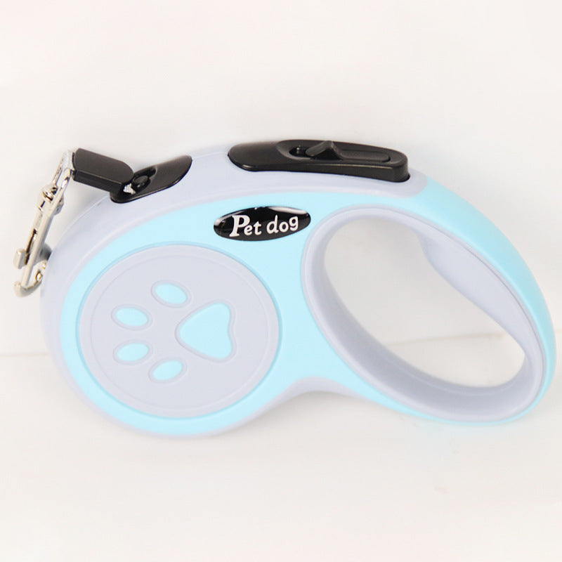 Retractable Dog Leash, 10 or 16 ft, Paw or Storage Handle