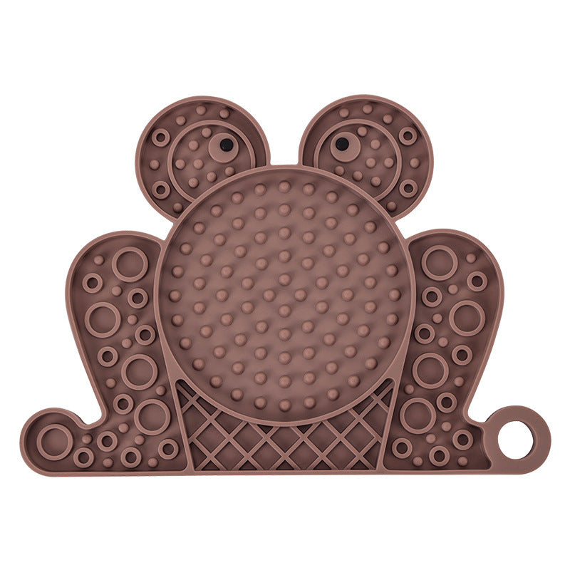 Silicone Lick Mat, Frog or Fish Shape