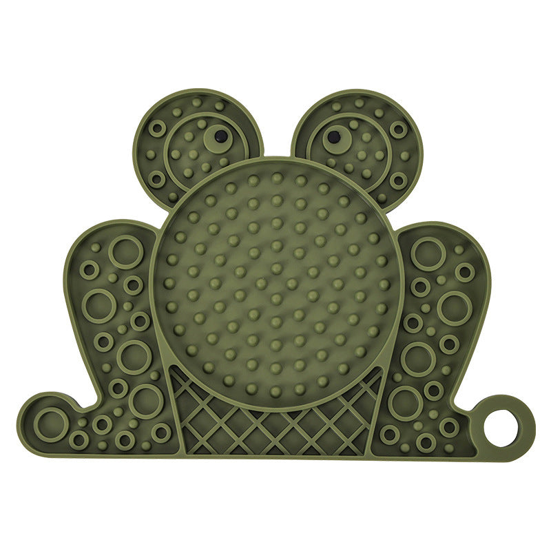 Silicone Lick Mat, Frog or Fish Shape