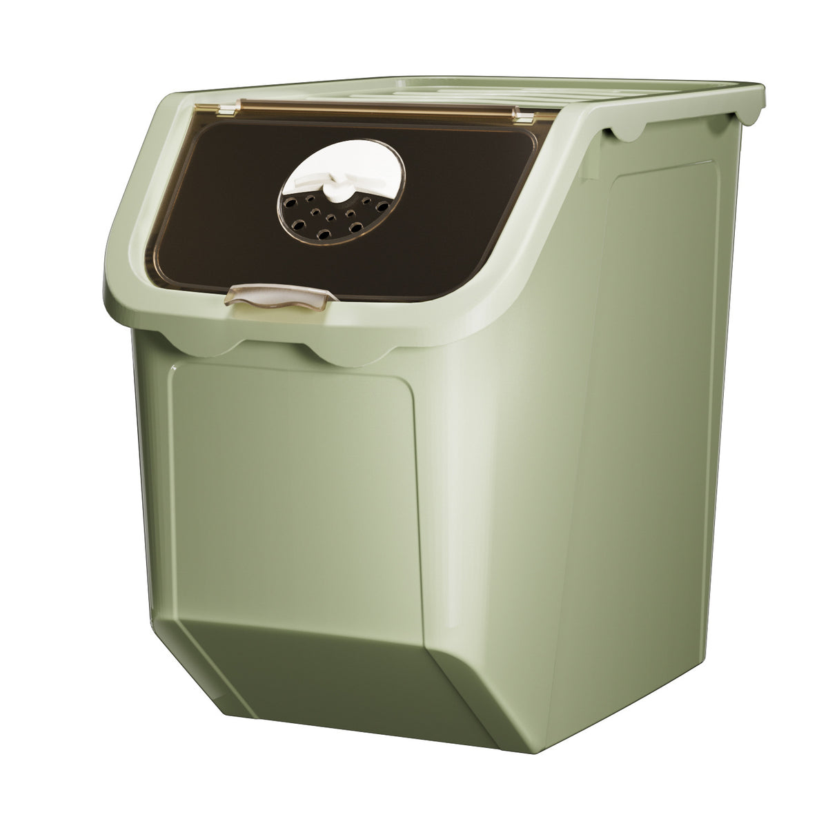 Airtight Dog Food Storage Bin with Flip Lid, 22 or 33 lb