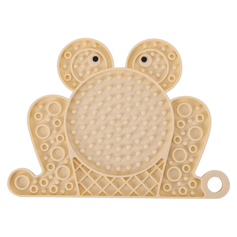 Silicone Lick Mat, Frog or Fish Shape