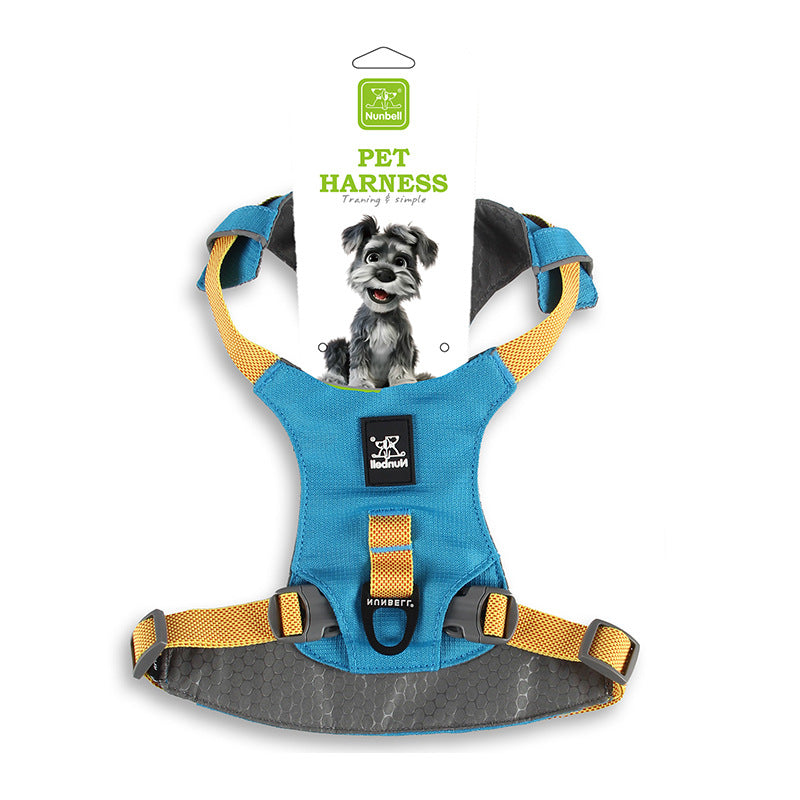Lightweight Dog Harness with Front and Back Leash Rings, Leash and Collar