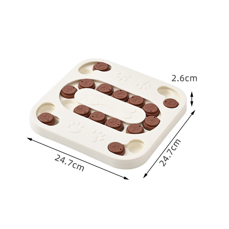 Dog Puzzle Feeder and Slow Bowl, Many Shapes