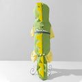 Dog Raincoat, Four-Leg Waterproof with Dinosaur Hood, XS to 8XL