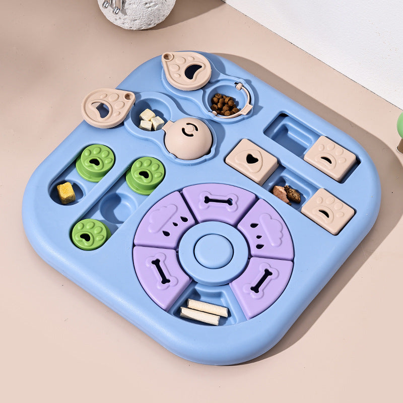 Dog Puzzle Feeder and Slow Bowl, Many Shapes