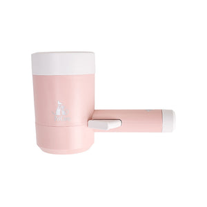 Dog Paw Washer Cup: Pink, 8.3 in tall · 2 in opening · small paws only