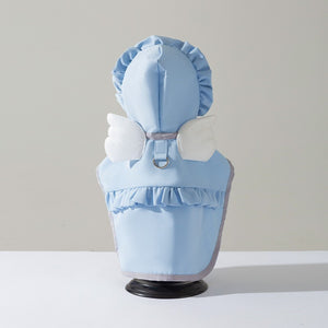 Dog Raincoat: Blue angel, poncho