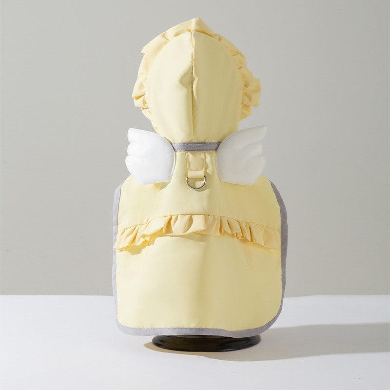 Dog Raincoat: Yellow angel, poncho