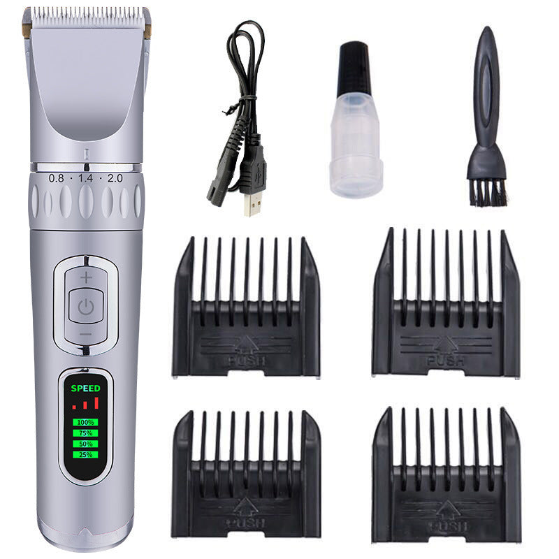 Cordless Dog Clipper with LCD Display