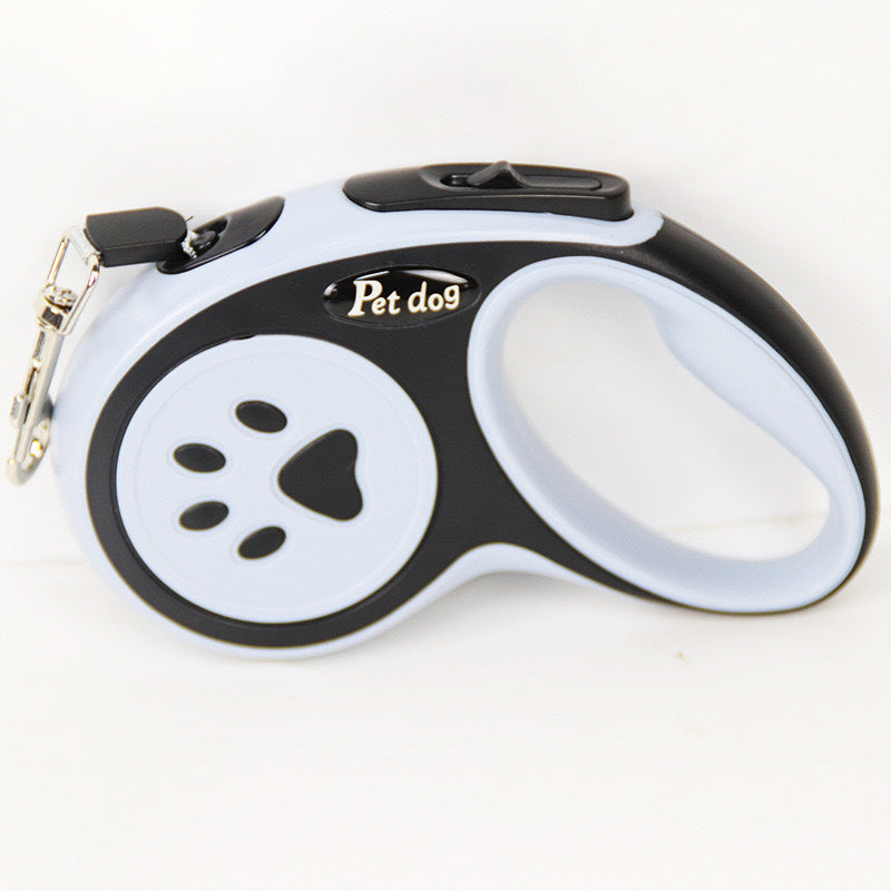 Retractable Dog Leash, 10 or 16 ft, Paw or Storage Handle