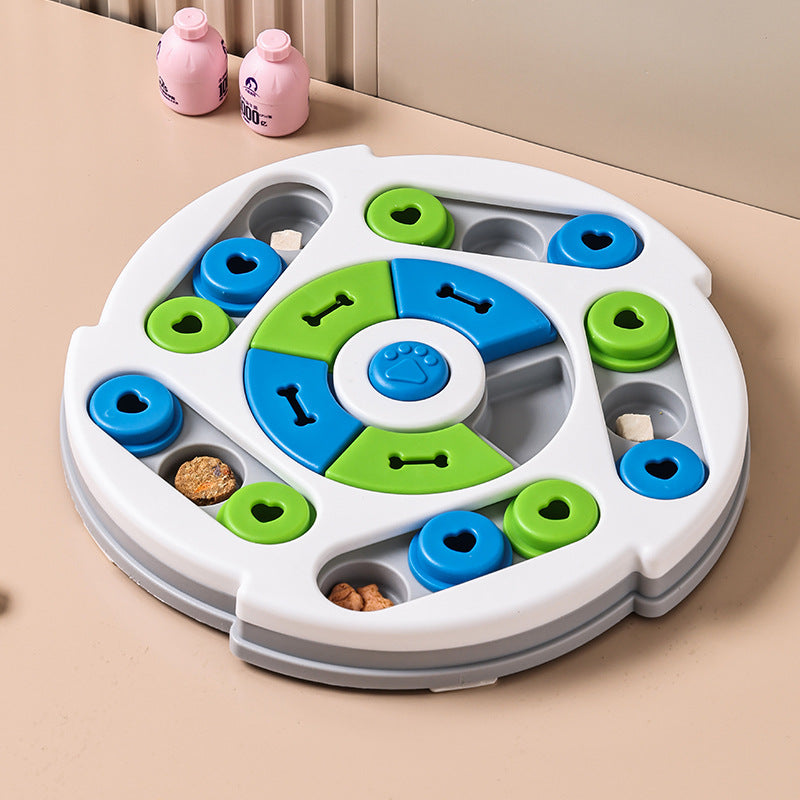 Dog Puzzle Feeder and Slow Bowl, Many Shapes