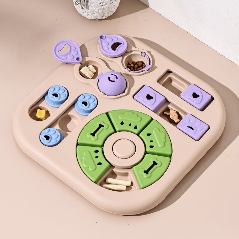 Dog Puzzle Feeder and Slow Bowl, Many Shapes