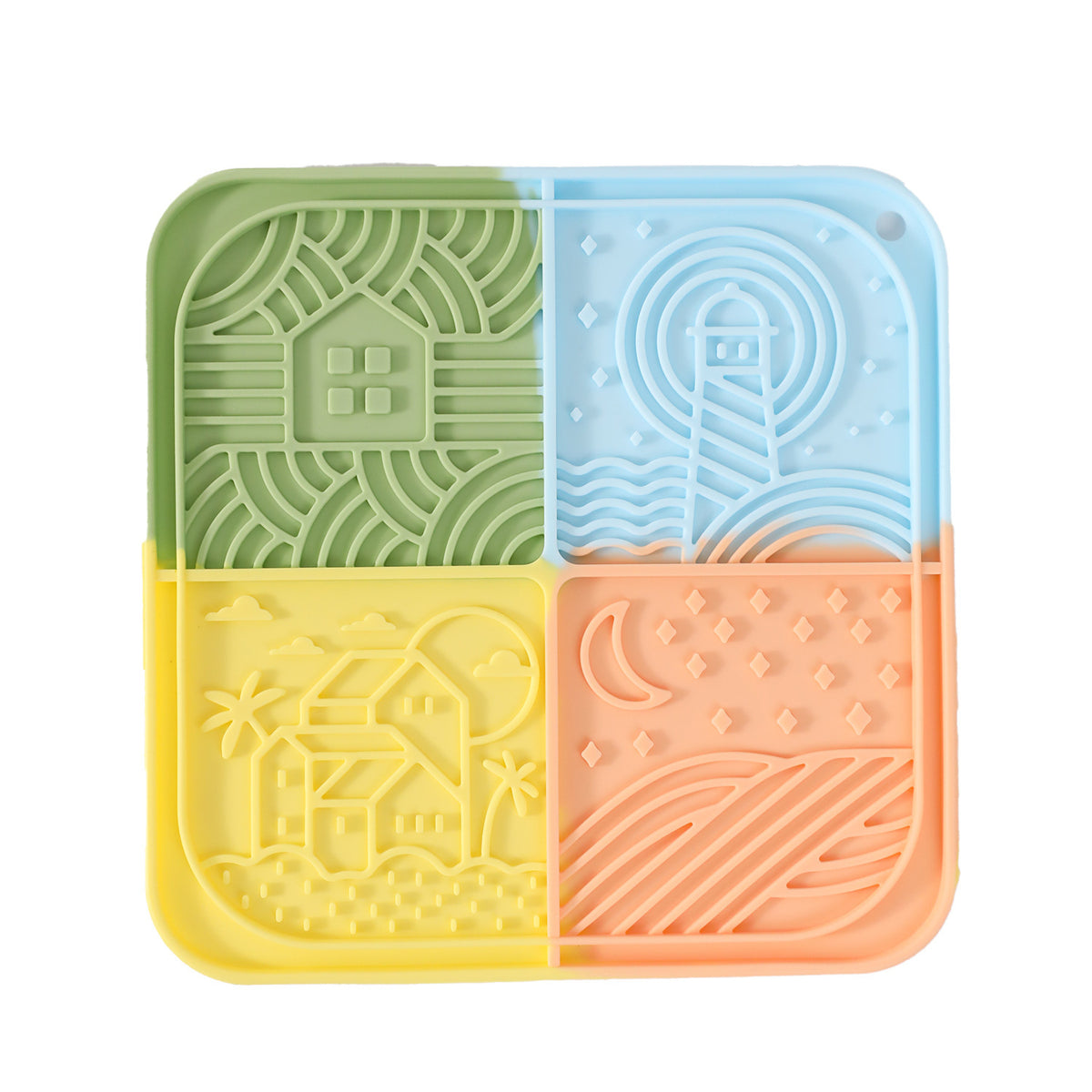 Silicone Lick Mat, Tulip and Other Shapes