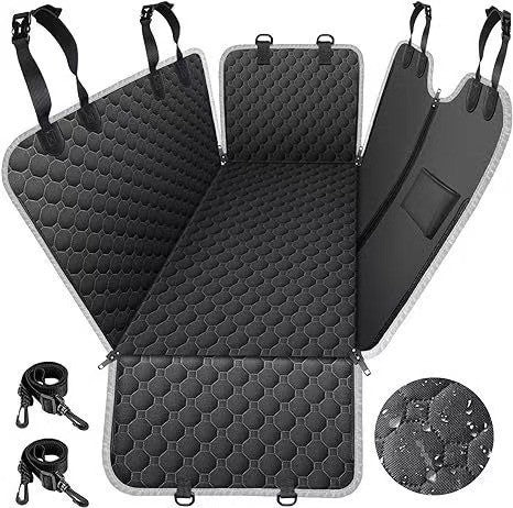 Quilted Dog Car Seat Cover, Bench, Front Seat or Cargo