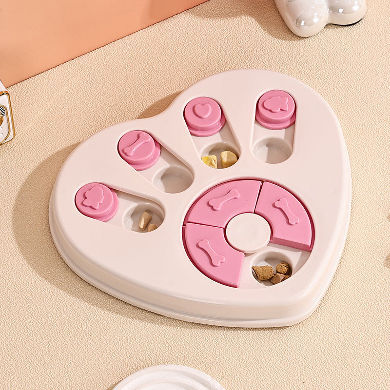 Dog Puzzle Feeder and Slow Bowl, Many Shapes