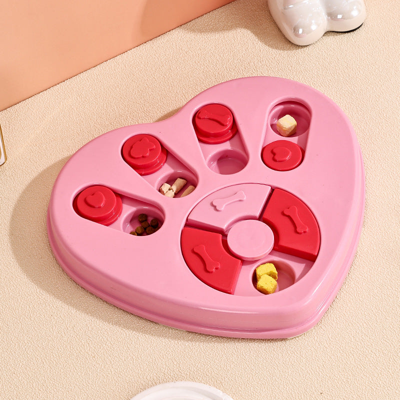 Dog Puzzle Feeder and Slow Bowl, Many Shapes