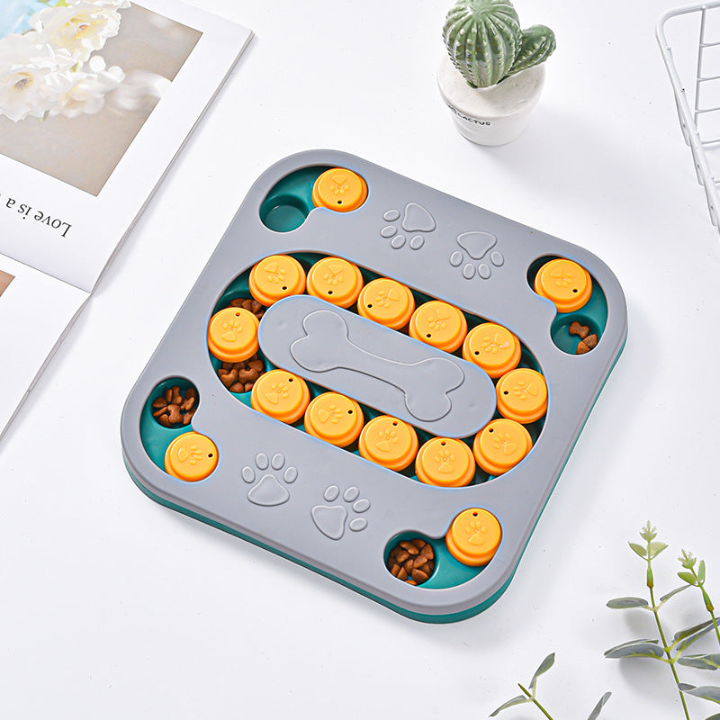 Dog Puzzle Feeder and Slow Bowl, Many Shapes