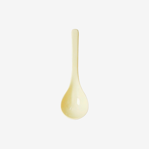 Creamy yellow, shown on its own against a plain light background.