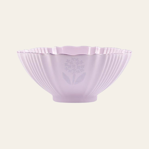 Light Purple, 8 in Wide Bowl, 1 piece