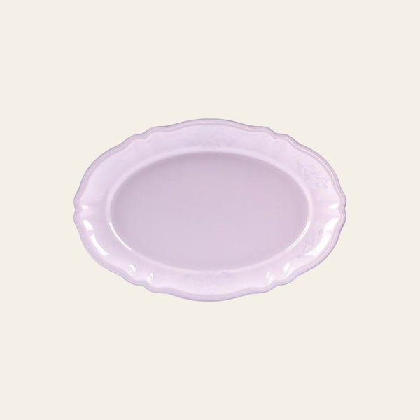 Light Purple, 12 in Oval Platter, 1 piece