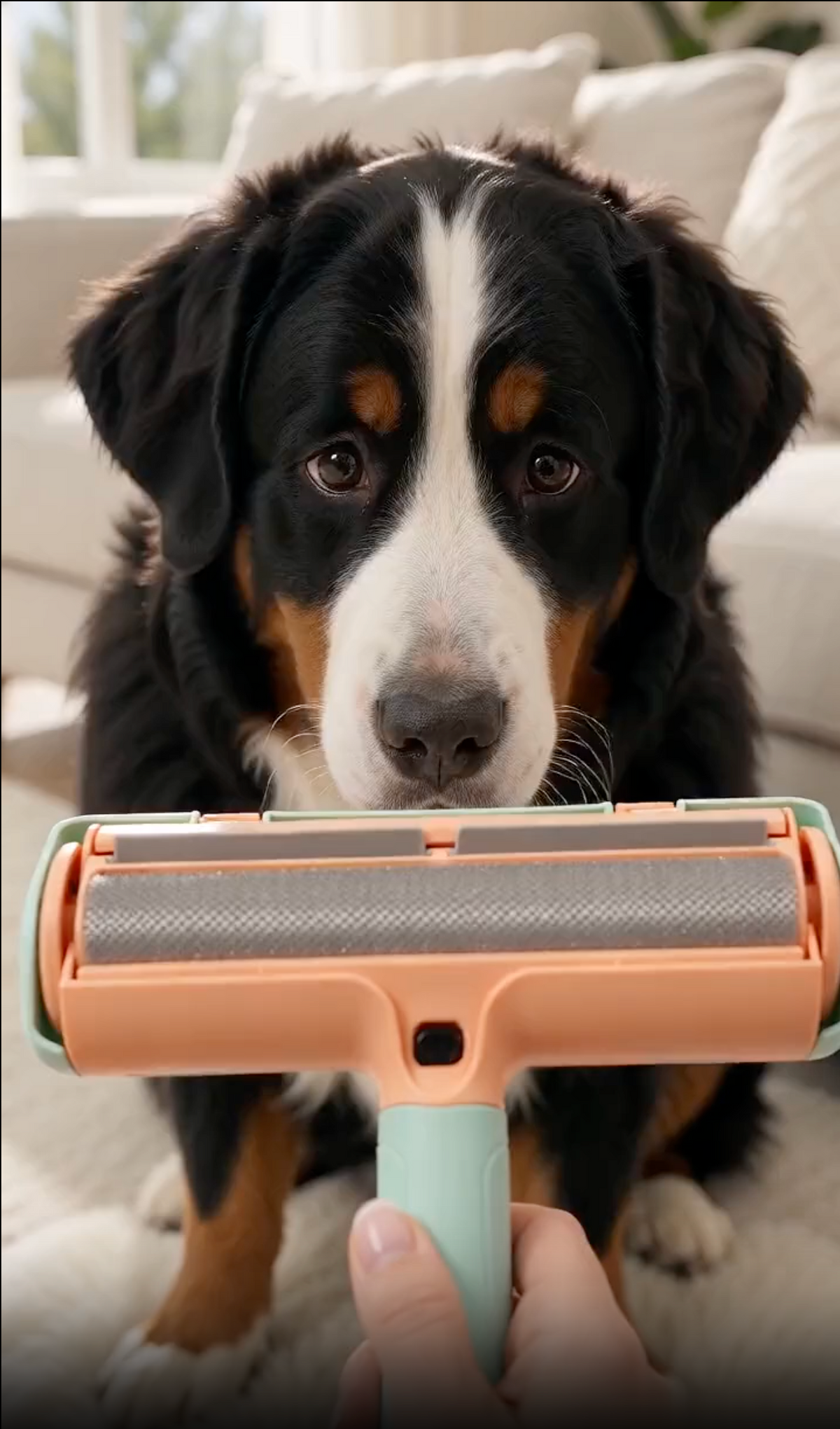 Reusable Pet Hair Remover Roller for Sofas & Upholstery