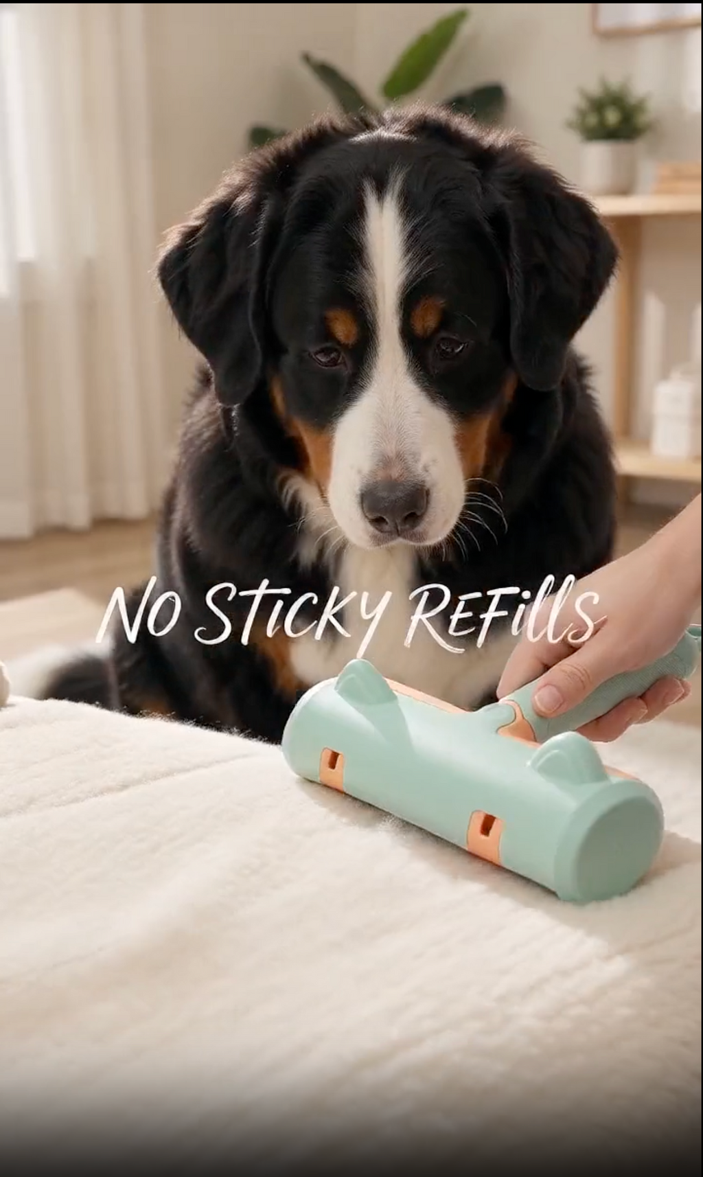 Reusable Pet Hair Remover Roller for Sofas & Upholstery