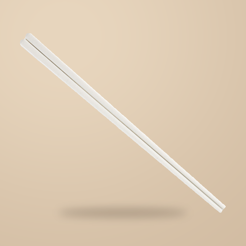 Simple Retro chopsticks, 1 pair, on a warm beige background.
