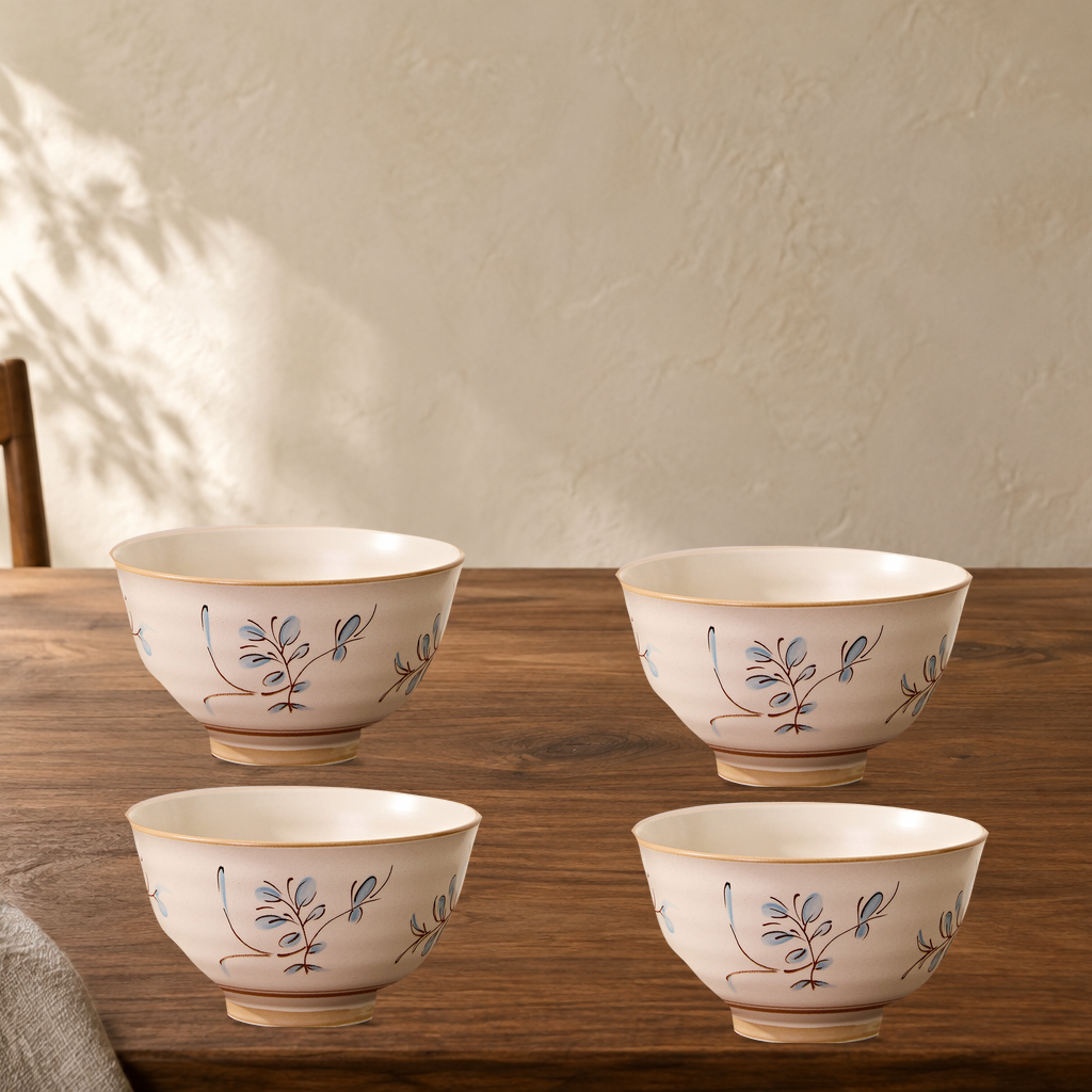 Simple Retro, 4.5 in Rice Bowl, 4 pieces — what arrives in the box